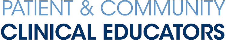 patient and community clinical educators logo